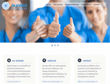 Tablet Screenshot of cliniqueeureka.com